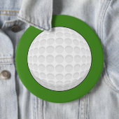 Badge Rond 15,2 Cm Bal de golf (En situation)