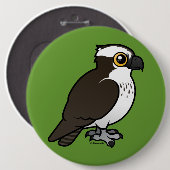 Badge Rond 15,2 Cm Balbuzard mignon (Devant & derrière)