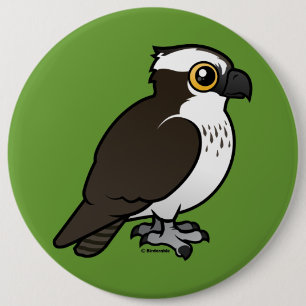 Badge Rond 15,2 Cm Balbuzard mignon