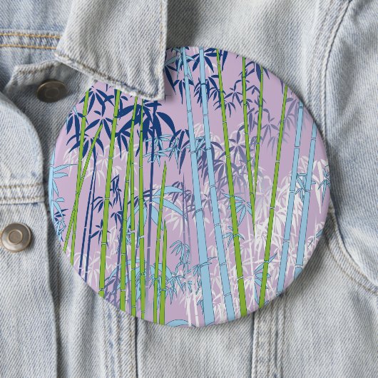 Badge Rond 15,2 Cm Bambou (En situation)