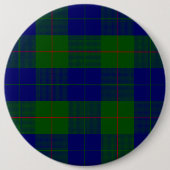 Badge Rond 15,2 Cm Barclay tartan bleu vert plaid (Devant)
