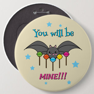 Badge Rond 15,2 Cm Bat Craving Lollipops