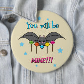 Badge Rond 15,2 Cm Bat Craving Lollipops (En situation)