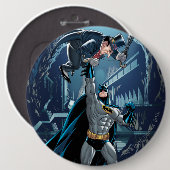 Badge Rond 15,2 Cm Batman vs. Penguin (Devant & derrière)