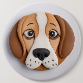 Badge Rond 15,2 Cm Beagle Un Beau Cookie Inspiré (Devant)