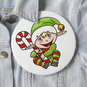 BADGE ROND 15,2 CM BÉBÉ ELF (En situation)