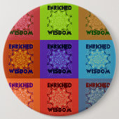 Badge Rond 15,2 Cm Belle Pop Art Extraordinaire belle Impression : En (Devant)