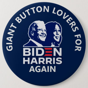 Badge Rond 15,2 Cm Biden Harris 2024