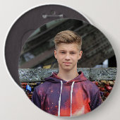 Badge Rond 15,2 Cm Big custom photo button (Devant & derrière)