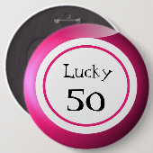 Badge Rond 15,2 Cm Bingo Balls Lucky Numéros Amusants (Devant & derrière)