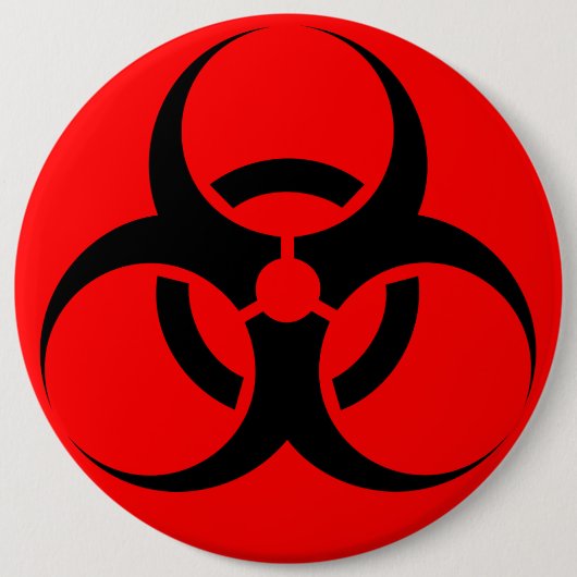 Badge Rond 15,2 Cm Biodanger (Devant)