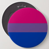 Badge Rond 15,2 Cm Bisexual Pride Flag (Devant & derrière)