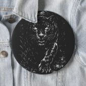 Badge Rond 15,2 Cm Black Panther — par BurnsInHell (En situation)