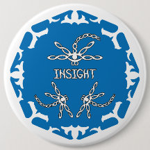 Bleu, Dragonfly "Perspicacité" du 3ème Œil Chakra