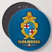 Badge Rond 15,2 Cm Bologne (Devant & derrière)