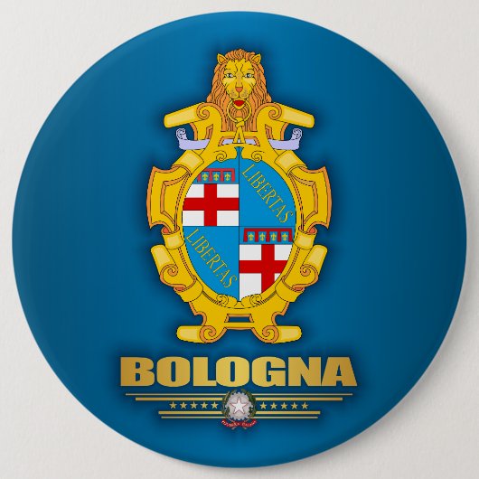 Badge Rond 15,2 Cm Bologne (Devant)