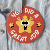 Badge Rond 15,2 Cm Bon travail - Gardez-le (En situation)