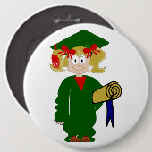 BADGE ROND 15,2 CM BONNE DIPLÔME (Devant & derrière)