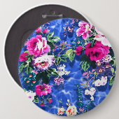 Badge Rond 15,2 Cm Bouquets avec roses (Devant & derrière)