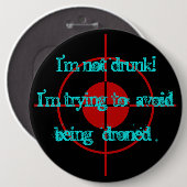 Badge Rond 15,2 Cm bourdons (Devant & derrière)