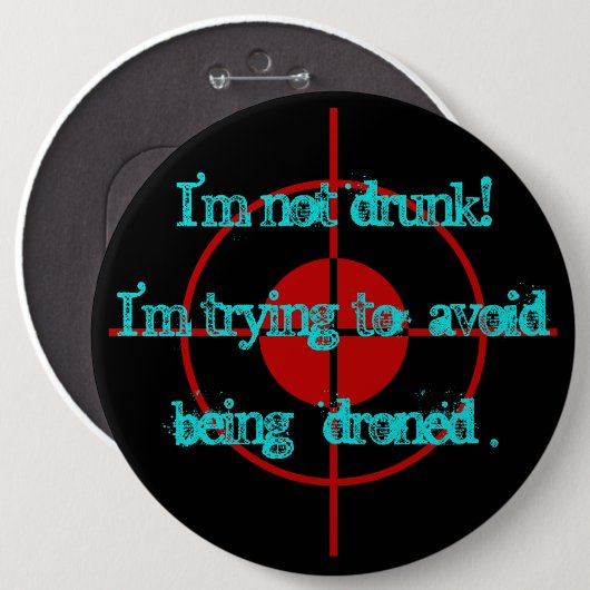 Badge Rond 15,2 Cm bourdons (Devant & derrière)