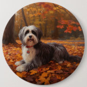 Badge Rond 15,2 Cm Bouton (Devant)