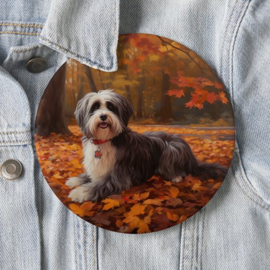 Badge Rond 15,2 Cm Bouton (En situation)