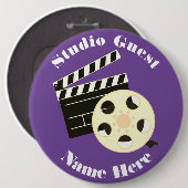 Badge Rond 15,2 Cm Bouton (Devant & derrière)