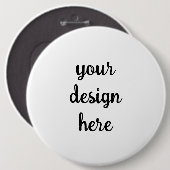 Badge Rond 15,2 Cm Bouton (Devant & derrière)