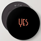 Badge Rond 15,2 Cm Bouton (Devant & derrière)