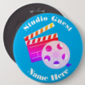 Badge Rond 15,2 Cm Bouton (Devant & derrière)