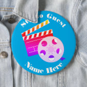 Badge Rond 15,2 Cm Bouton (En situation)