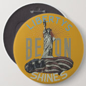 Badge Rond 15,2 Cm Bouton (Devant & derrière)