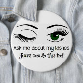 Badge Rond 15,2 Cm Bouton (En situation)