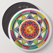 Badge Rond 15,2 Cm Bouton (Devant & derrière)