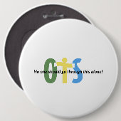 Badge Rond 15,2 Cm Bouton (Devant & derrière)