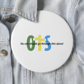 Badge Rond 15,2 Cm Bouton (En situation)
