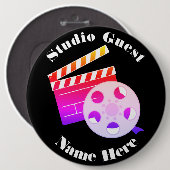 Badge Rond 15,2 Cm Bouton (Devant & derrière)