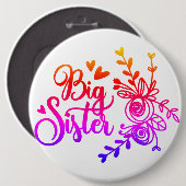 Badge Rond 15,2 Cm - Bouton Arrondi (Devant & derrière)