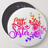 Badge Rond 15,2 Cm - Bouton Arrondi (Devant & derrière)