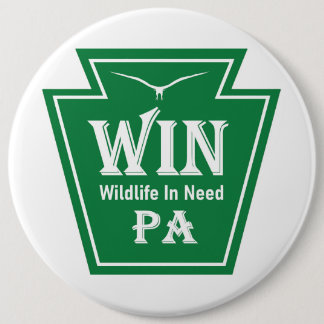 Badge Rond 15,2 Cm Bouton bénévole WIN