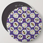Badge Rond 15,2 Cm Bouton carré (Devant & derrière)
