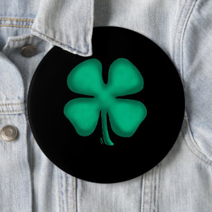 Badge Rond 15,2 Cm Bouton colossal Black Irish