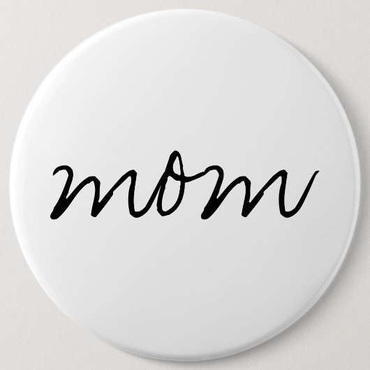 Badge Rond 15,2 Cm Bouton colossal de maman (Devant)