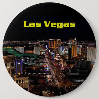 Badge Rond 15,2 Cm Bouton colossal Las Vegas