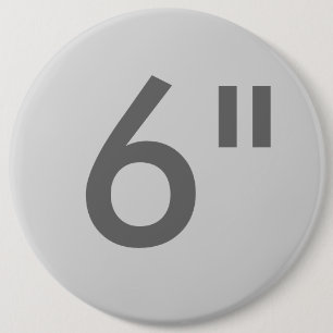 Badge Rond 15,2 Cm Bouton d'arrondi géant de 6 po sur impression per