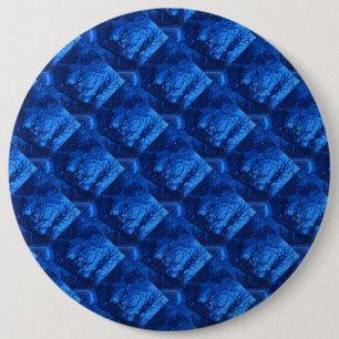 Badge Rond 15,2 Cm Bouton d'art Abstrait "Deep Water 6"
