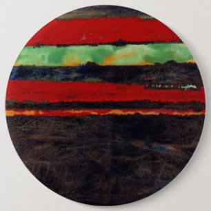 Badge Rond 15,2 Cm Bouton d'art Abstrait "'Fire Fight"