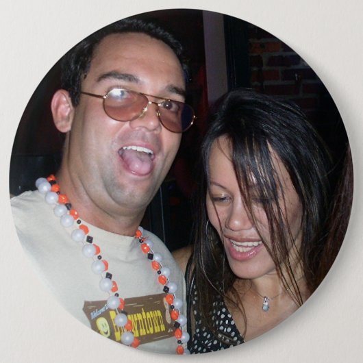 Badge Rond 15,2 Cm Bouton de JRS (Devant)