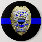 Badge Rond 15,2 Cm Bouton de médaillon de l'insigne Brothers Keeper (Devant)